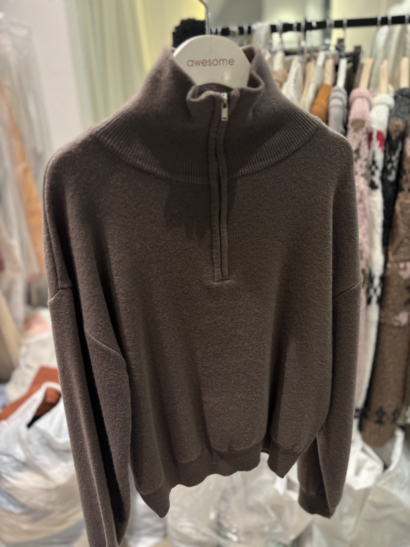 AWESOME-L東大門㊣實拍女裝新款人氣推薦時尚熱賣職業針織衫AWESOME-L針織衫圖色2