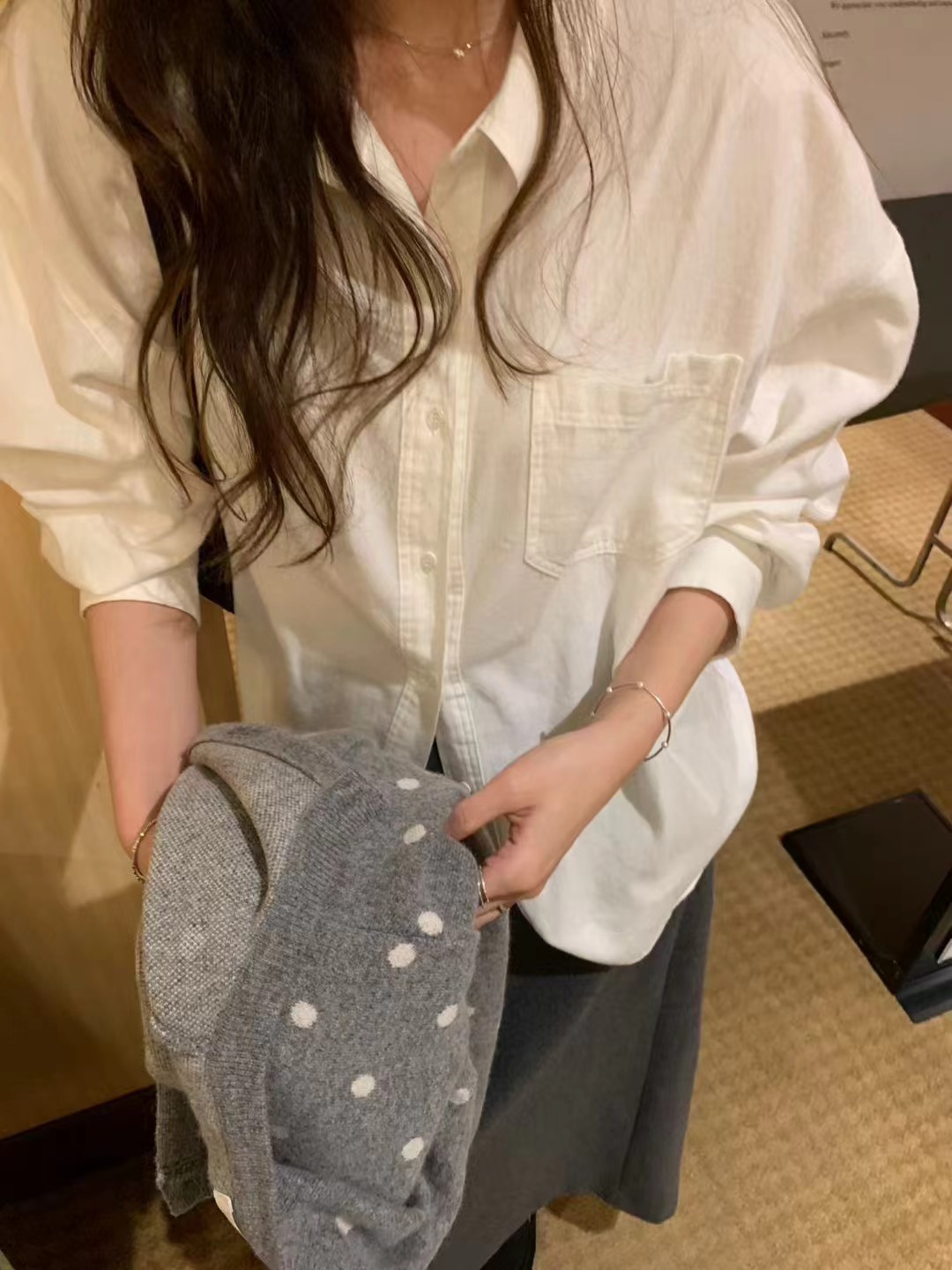 PYT-ot東大門㊣直郵女士新款時尚休閑熱賣職業真品襯衫蕾絲衫pretty young thing襯衫/蕾絲衫圖色1