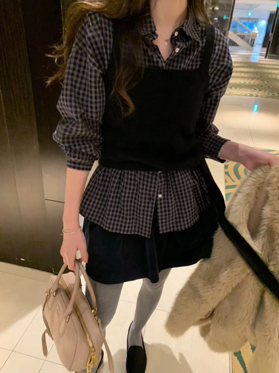 PYT-ot東大門㊣實拍女裝新品真品25秋冬人氣吊帶背心不含內搭pretty young thing吊帶/背心圖色1