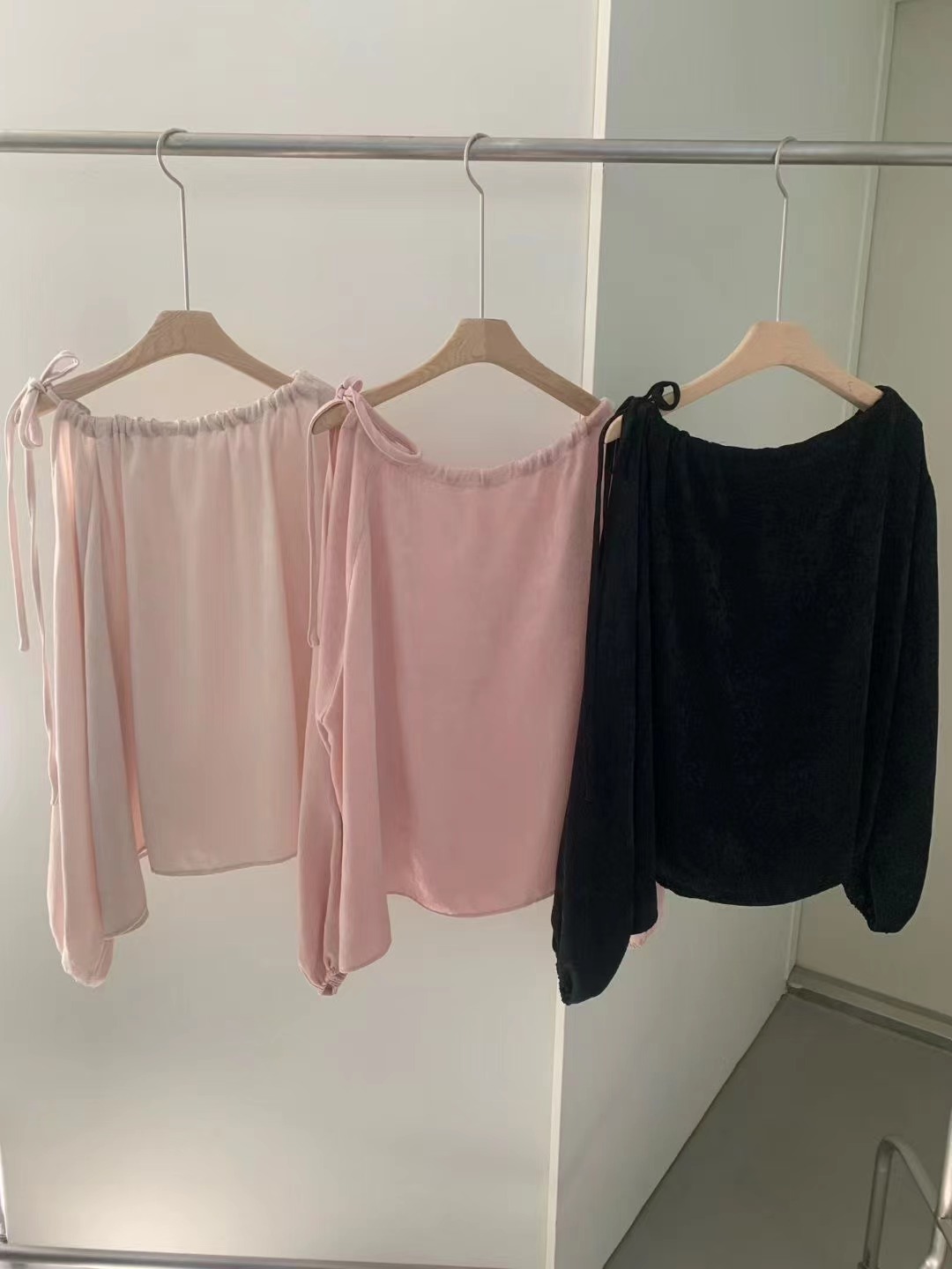 PYT-ot韓國代購㊣女士新款休閑推薦真品25秋冬職業襯衫蕾絲衫pretty young thing襯衫/蕾絲衫