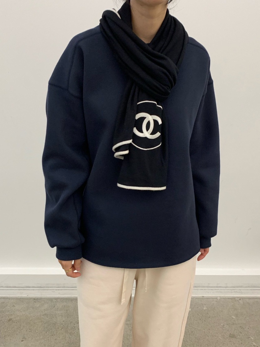 COBALT BLUE東大門㊣實拍女士新品職業休閑人氣衛衣不含圍巾COBALT BLUE衛衣圖色3