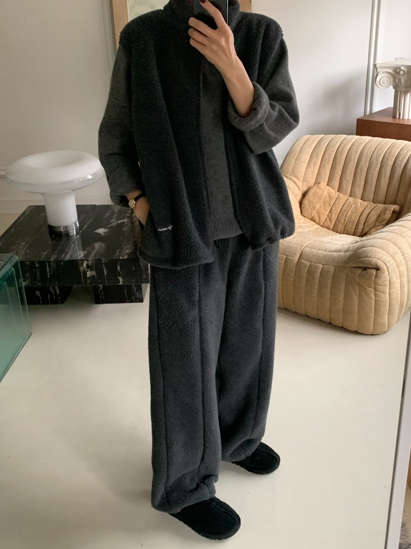 A Flan東大門㊣直郵女士新款25秋冬休閑時尚熱賣人氣休閑褲AFN/FLAN EDITION休閑褲