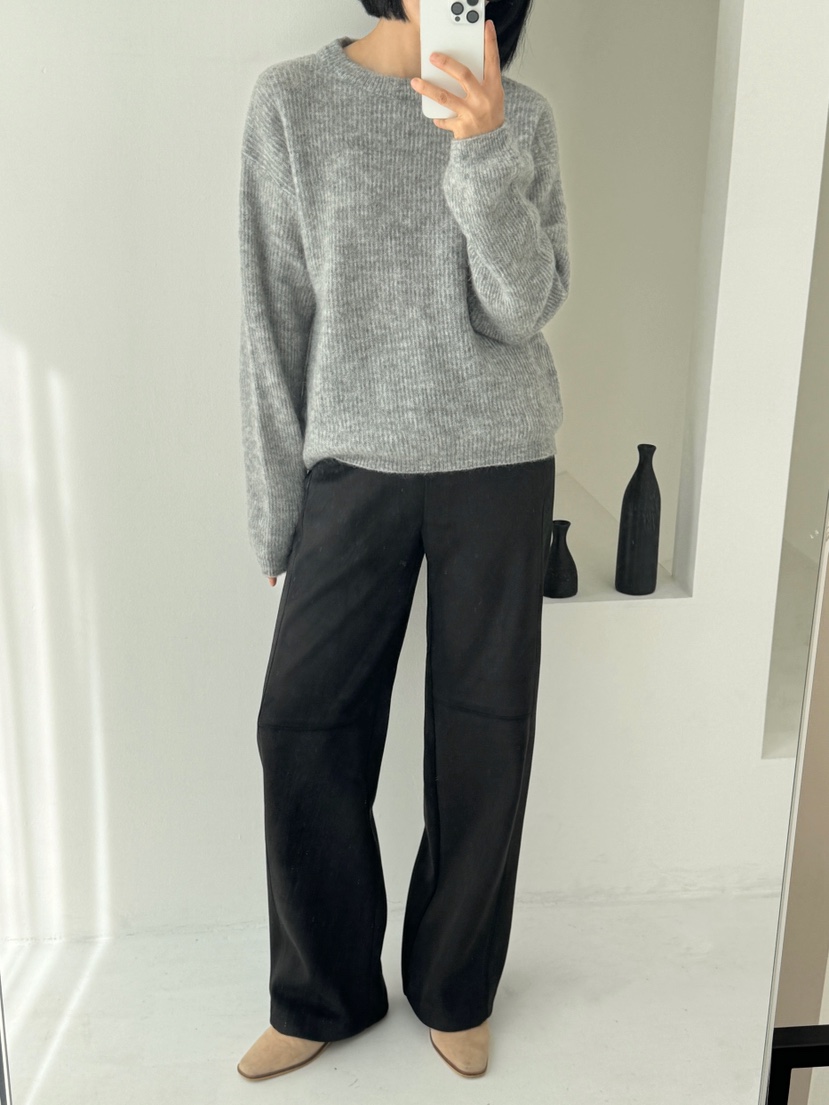 HEIZE東大門㊣實拍女裝新款25秋冬時尚人氣熱賣職業休閑褲拉絨HEIZE休閑褲