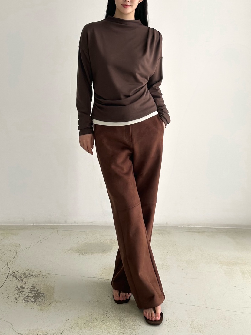 HEIZE東大門㊣實拍女裝新款25秋冬時尚人氣熱賣職業休閑褲拉絨HEIZE休閑褲