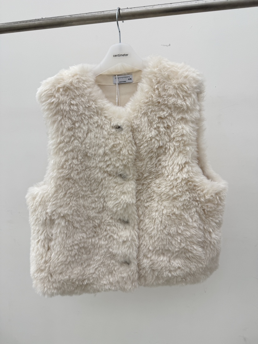 CM東大門㊣直郵女士新品人氣25秋冬時尚推薦職業休閑馬甲皮草CM_centimeter馬甲圖色1