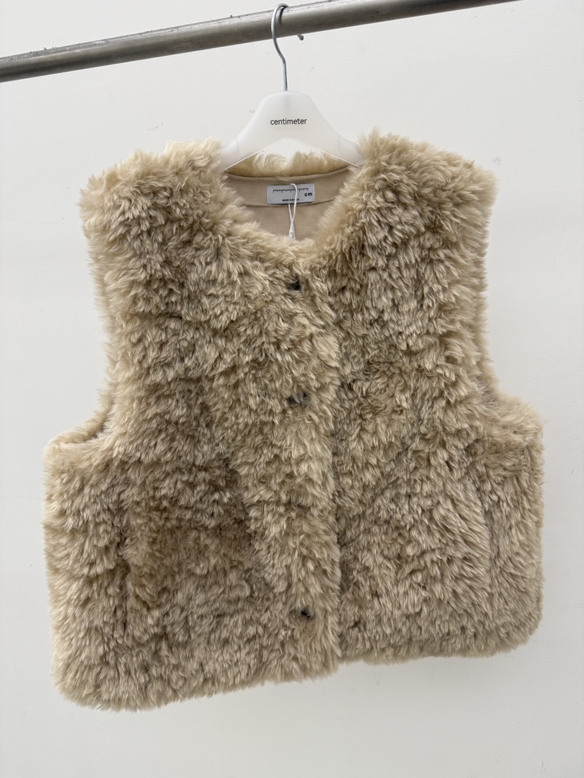 CM東大門㊣直郵女士新品人氣25秋冬時尚推薦職業休閑馬甲皮草CM_centimeter馬甲圖色2