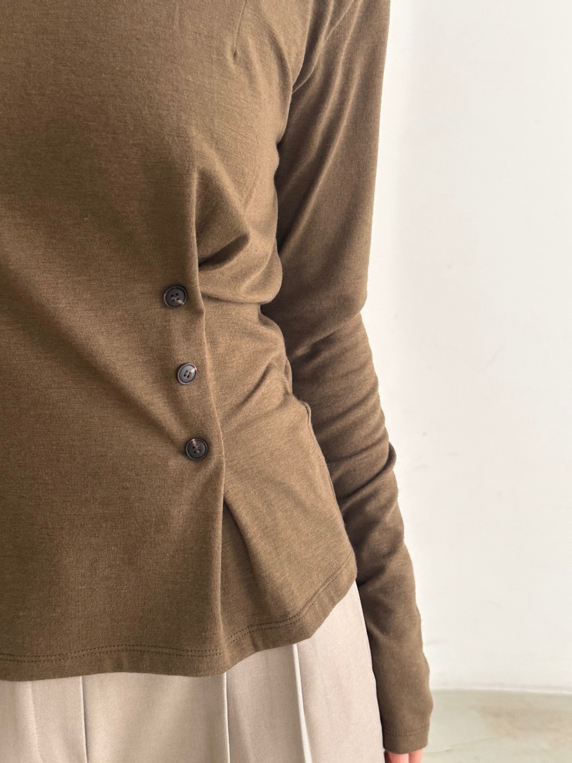 HEIZE韓國代購㊣女裝新款時尚人氣休閑25秋冬職業熱賣長袖T恤HEIZE長袖T恤