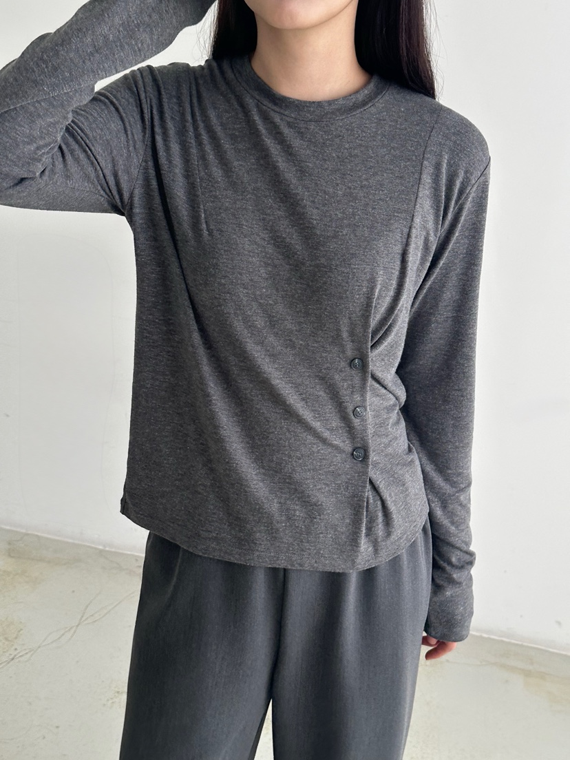 HEIZE韓國代購㊣女裝新款時尚人氣休閑25秋冬職業熱賣長袖T恤HEIZE長袖T恤