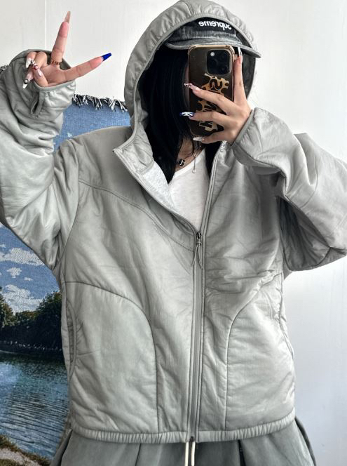 KALEIDOSCOPE東大門㊣直郵女裝新品人氣短款棉服連帽衫保暖KALEIDOSCOPE短款棉服