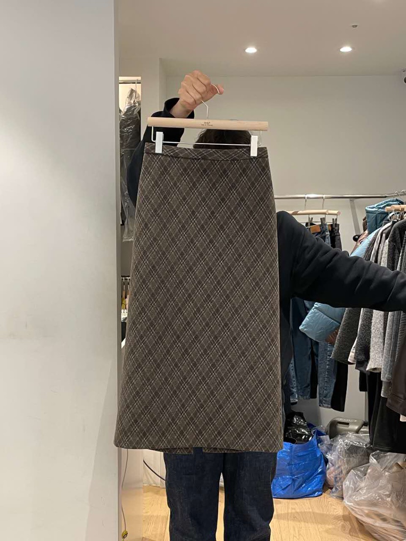 TAF韓國代購㊣女裝新品人氣休閑時尚熱賣職業25秋冬推薦長裙TAF長裙圖色1