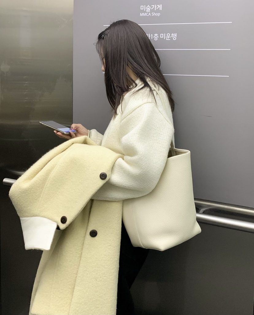 COURGETTE東大門㊣代購女士新款推薦時尚休閑25秋冬中長款大衣COURGETTE中長款大衣