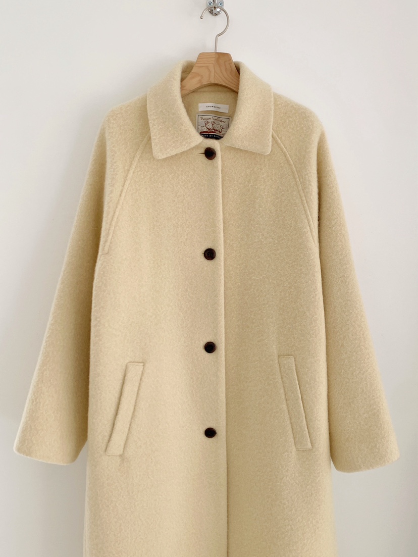 COURGETTE東大門㊣代購女士新款推薦時尚休閑25秋冬中長款大衣COURGETTE中長款大衣