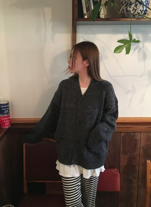 KALEIDOSCOPE東大門㊣實拍女裝新款時尚熱賣職業針織衫開衫KALEIDOSCOPE針織衫圖色3