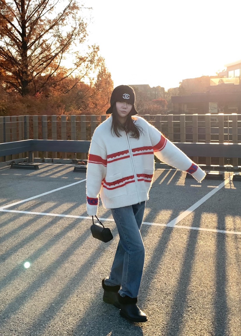 COURGETTE東大門㊣直郵女士新款推薦休閑時尚人氣職業針織衫COURGETTE針織衫