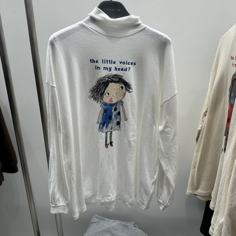 TARABY MOTION韓國代購㊣女士新品時尚職業熱賣推薦長袖T恤TARABY MOTION長袖T恤圖色1