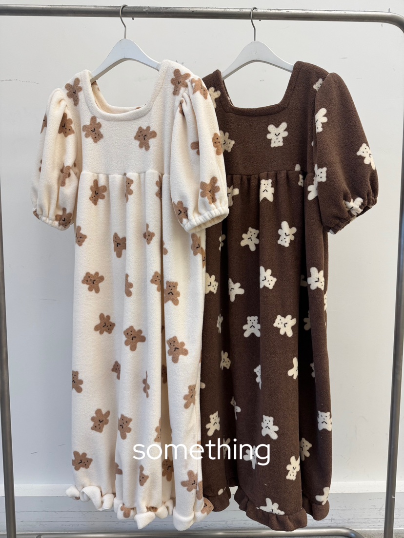 SOMETHING-L/FANCY東大門㊣實拍女士新款休閑時尚睡衣羊毛SOMETHING-L/FANCY睡衣