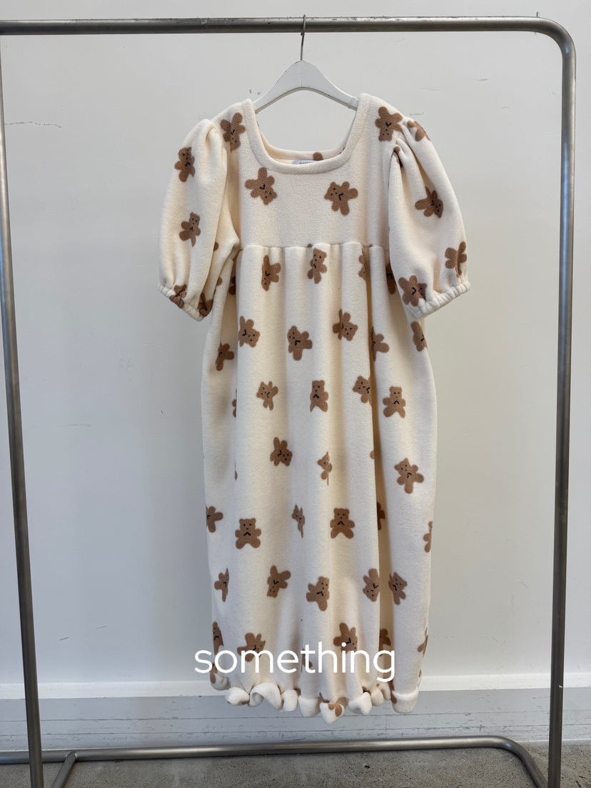 SOMETHING-L/FANCY東大門㊣實拍女士新款休閑時尚睡衣羊毛SOMETHING-L/FANCY睡衣圖色1