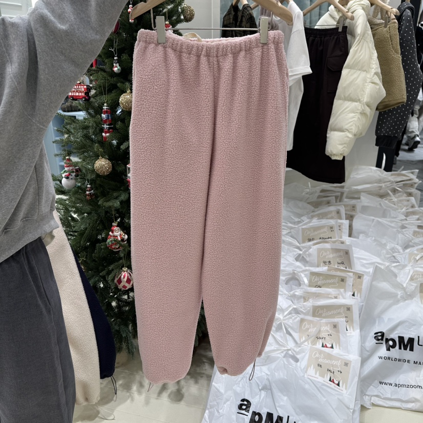 OURMOMENT韓國直郵㊣女裝新款職業25秋冬時尚推薦休閑褲加絨OURMOMENT休閑褲圖色3