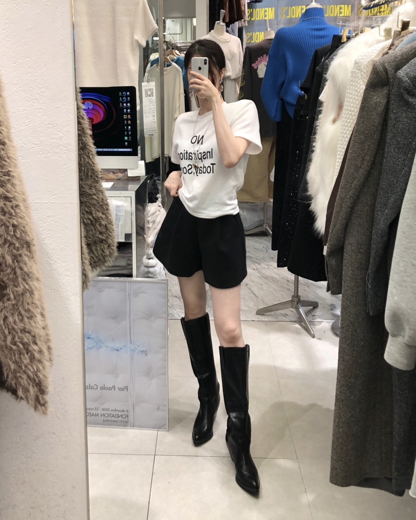 WORK SHOP東大門㊣直郵女裝新品25秋冬人氣休閑推薦職業T恤Work_shopT恤