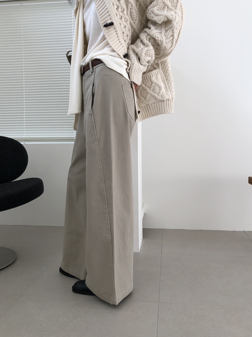 B_GARDER韓國代購㊣女裝新品休閑人氣熱賣休閑褲不含腰帶棉B.GARDER休閑褲