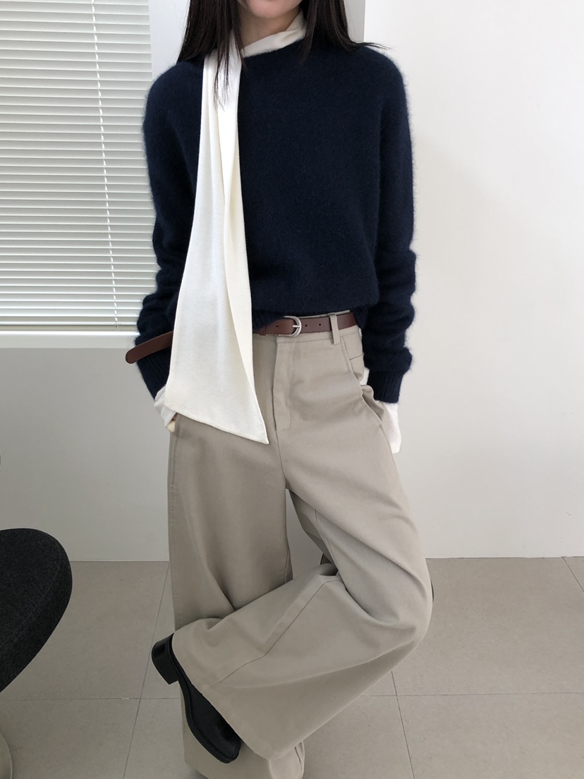 B_GARDER韓國代購㊣女裝新品休閑人氣熱賣休閑褲不含腰帶棉B.GARDER休閑褲