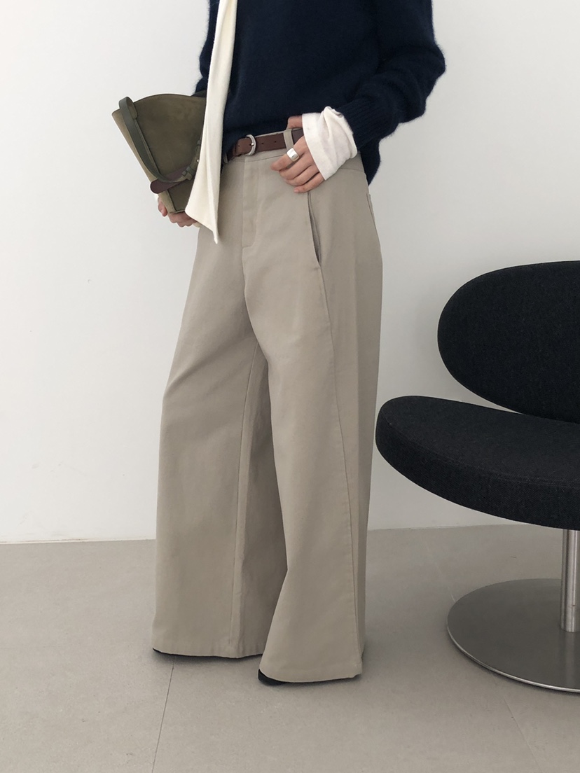 B_GARDER韓國代購㊣女裝新品休閑人氣熱賣休閑褲不含腰帶棉B.GARDER休閑褲