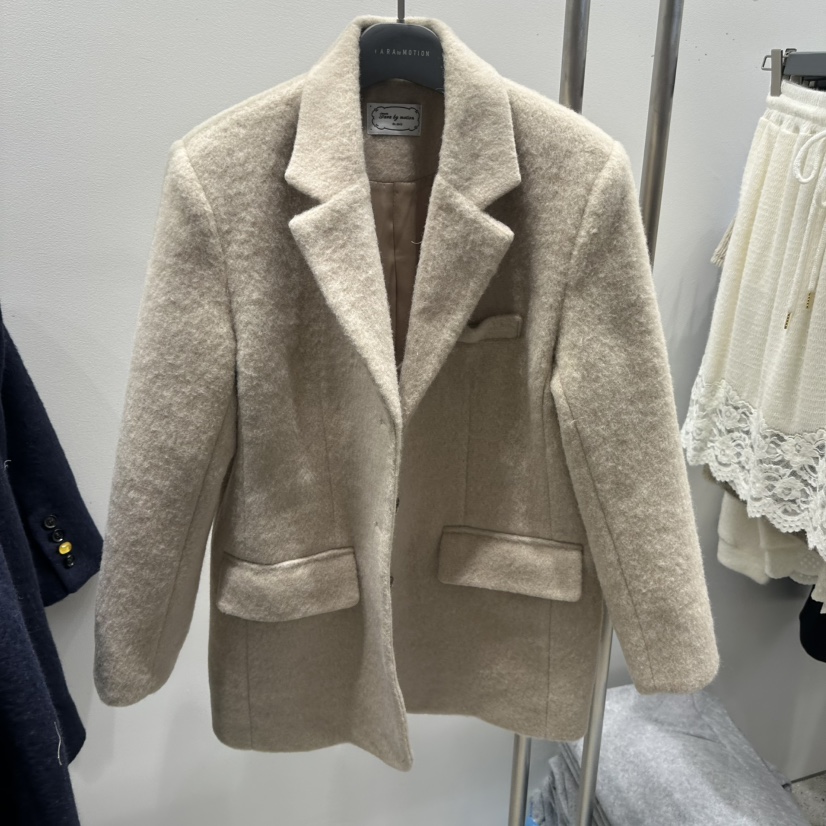 TARABY MOTION東大門㊣直郵女士新品人氣休閑短款大衣羊毛TARABY MOTION短款大衣圖色1