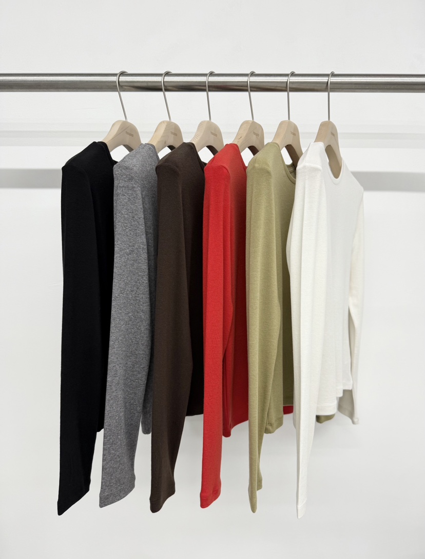 TOOGOOD韓國直郵㊣女士新品休閑25秋冬職業熱賣推薦長袖T恤TOOGOOD長袖T恤