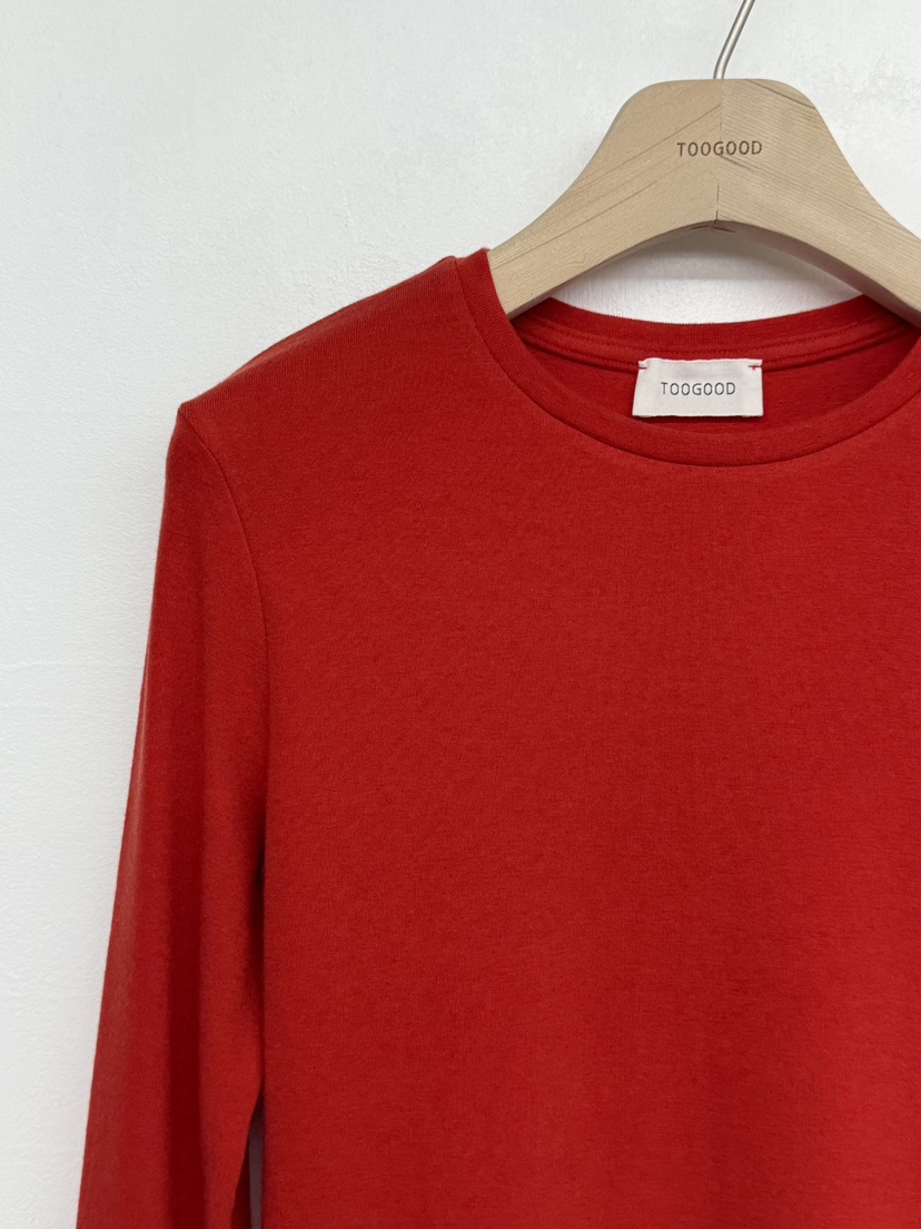 TOOGOOD韓國直郵㊣女士新品休閑25秋冬職業熱賣推薦長袖T恤TOOGOOD長袖T恤