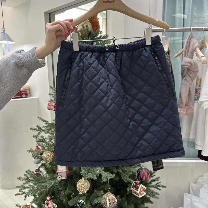 OURMOMENT韓國代購㊣女士新品25秋冬熱賣推薦休閑時尚職業短裙OURMOMENT短裙圖色1