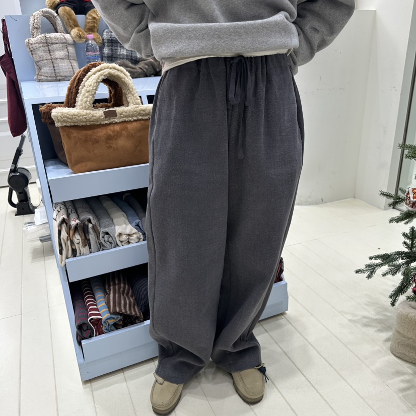 OURMOMENT東大門㊣代購女士新款25秋冬職業時尚推薦人氣休閑褲OURMOMENT休閑褲圖色3