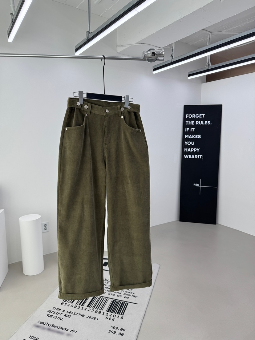 RED-A東大門㊣實拍女裝新款25秋冬休閑推薦熱賣人氣休閑褲RED-A休閑褲圖色1