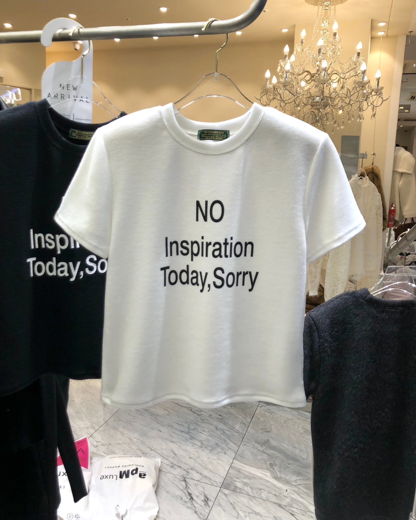 WORK SHOP東大門㊣直郵女士新款人氣25秋冬推薦時尚熱賣T恤Work_shopT恤圖色1