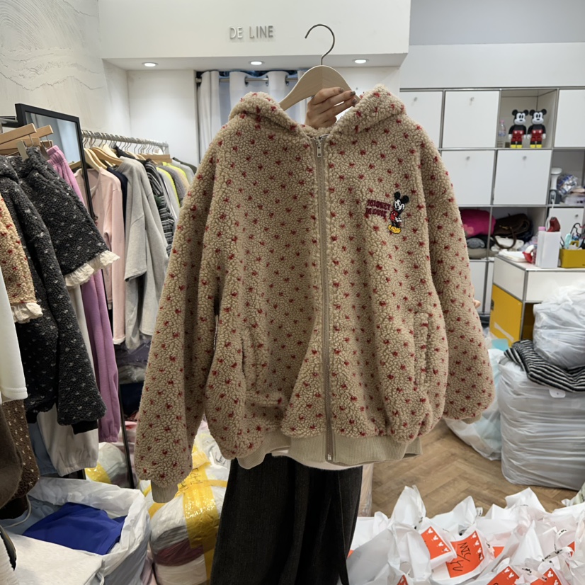 DE LINE韓國直郵㊣女裝新品時尚25秋冬休閑熱賣人氣推薦夾克DE LINE夾克圖色1