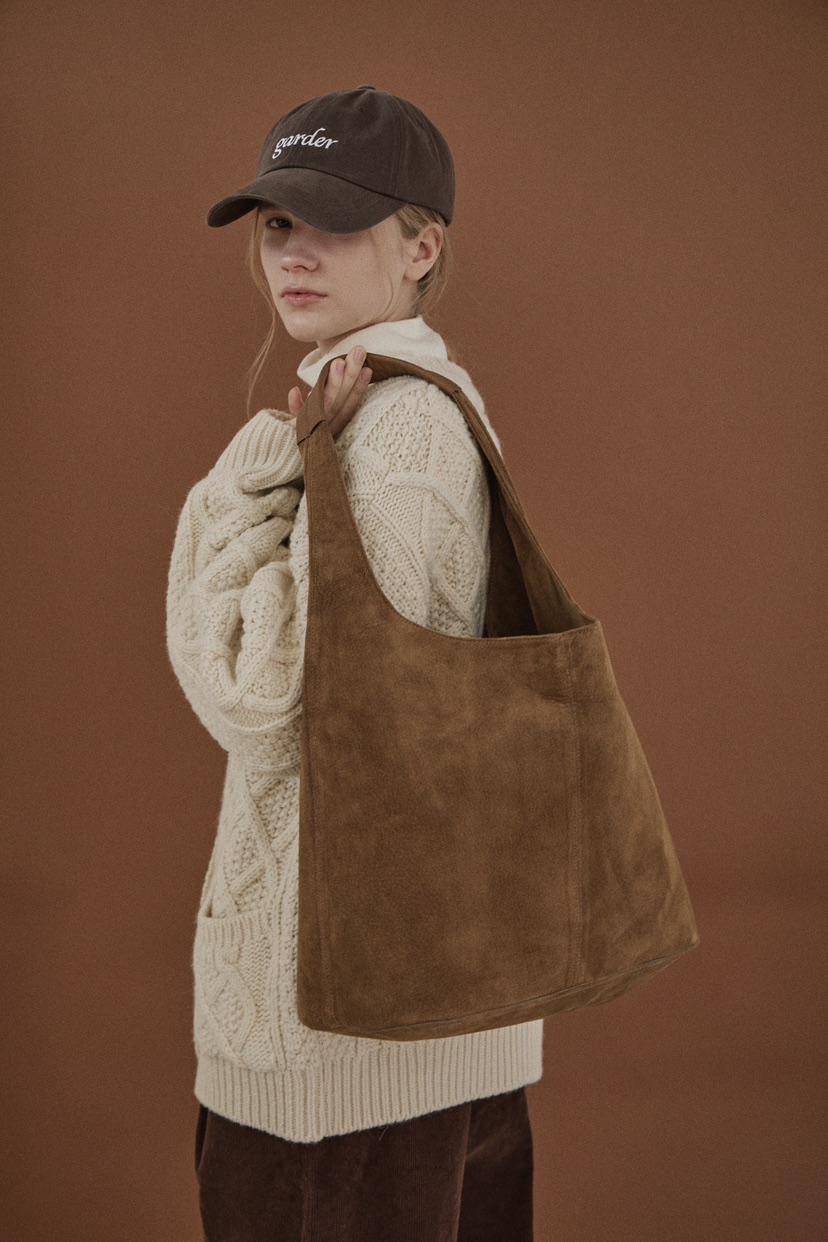 B_GARDER東大門㊣直郵女裝新品人氣休閑25秋冬手拿包腋下包麂皮B.GARDER手拿包/腋下包圖色1