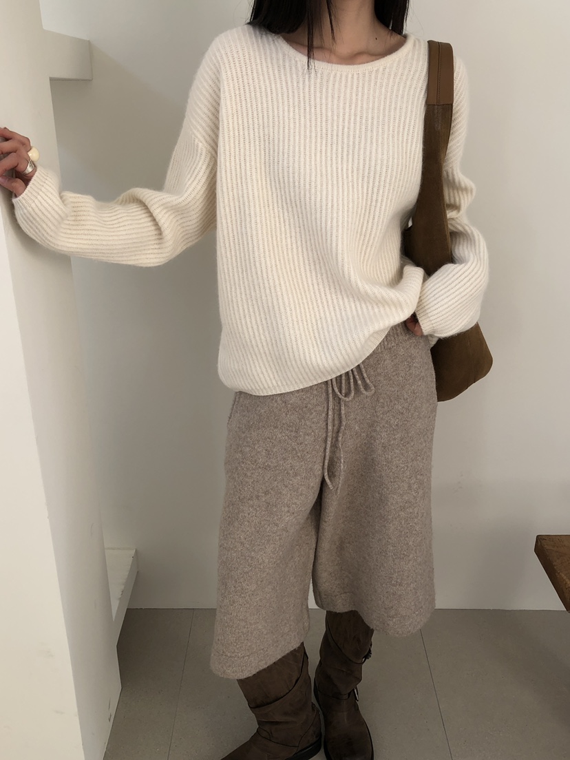 B_GARDER東大門㊣代購女裝新款推薦25秋冬人氣時尚職業毛衣B.GARDER毛衣