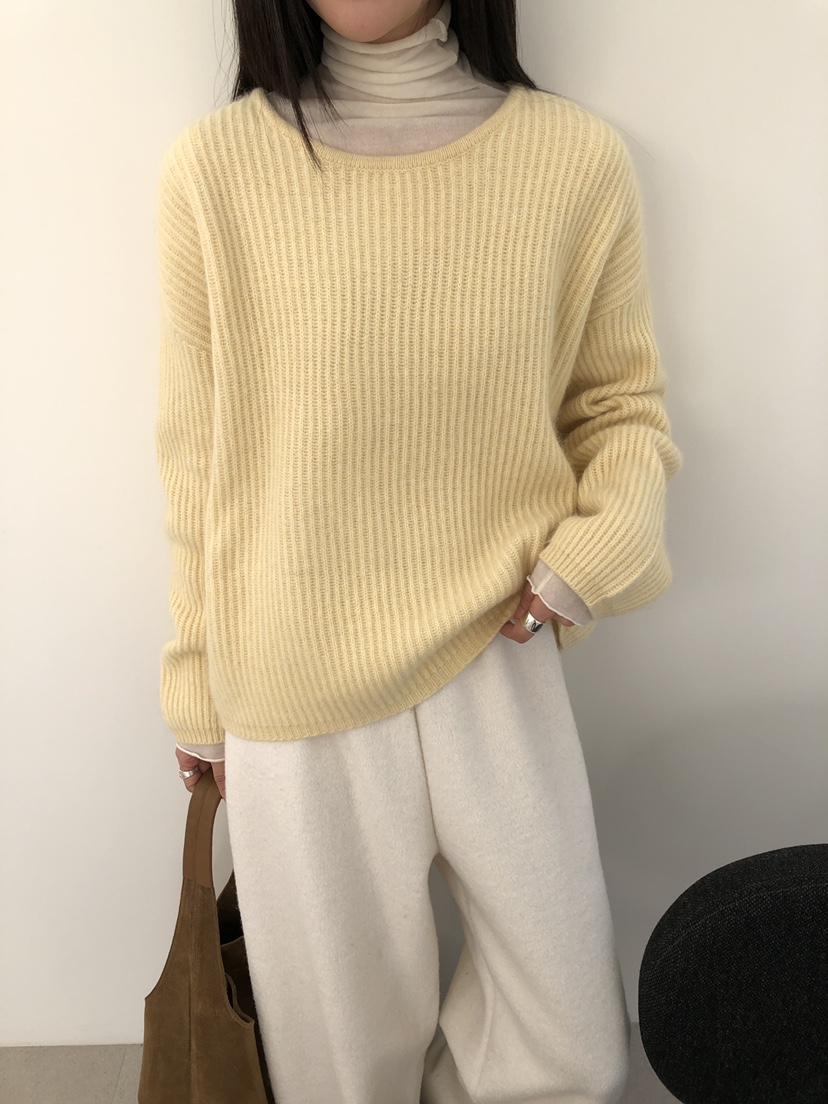 B_GARDER東大門㊣代購女裝新款推薦25秋冬人氣時尚職業毛衣B.GARDER毛衣