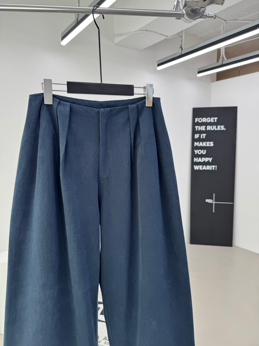 RED-A韓國代購㊣女裝新款時尚熱賣25秋冬推薦職業休閑褲褶裥RED-A休閑褲