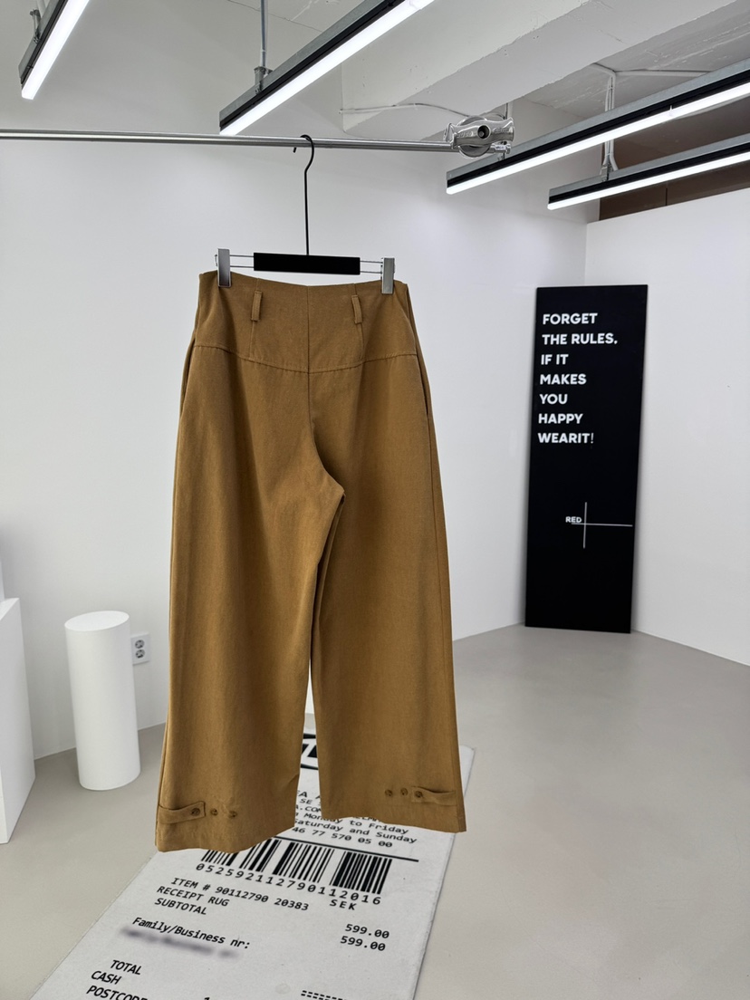 RED-A韓國代購㊣女裝新款時尚熱賣25秋冬推薦職業休閑褲褶裥RED-A休閑褲