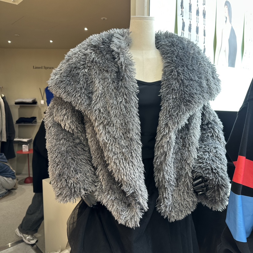 CHEAP-CHIC東大門㊣實拍女裝新款人氣25秋冬休閑時尚短款大衣CHEAP-CHIC/CHARLES THE SECOND短款大衣圖色1