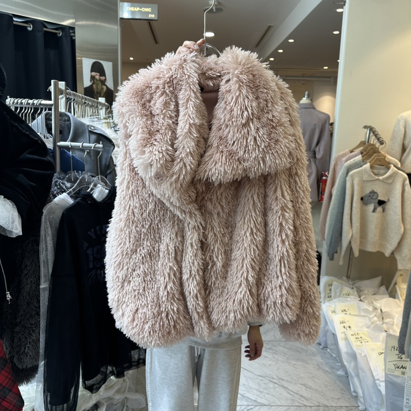 CHEAP-CHIC東大門㊣實拍女裝新款人氣25秋冬休閑時尚短款大衣CHEAP-CHIC/CHARLES THE SECOND短款大衣圖色2