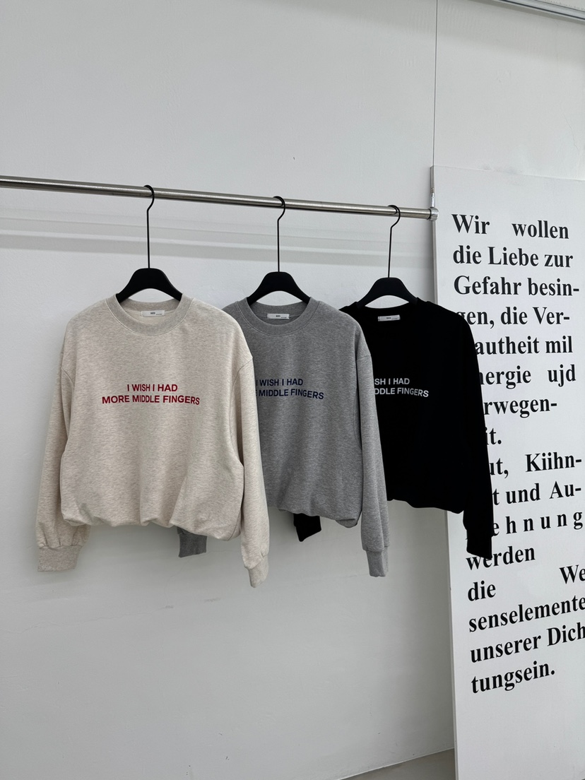 RED-A東大門㊣實拍女士新品人氣25秋冬時尚熱賣休閑職業衛衣RED-A衛衣