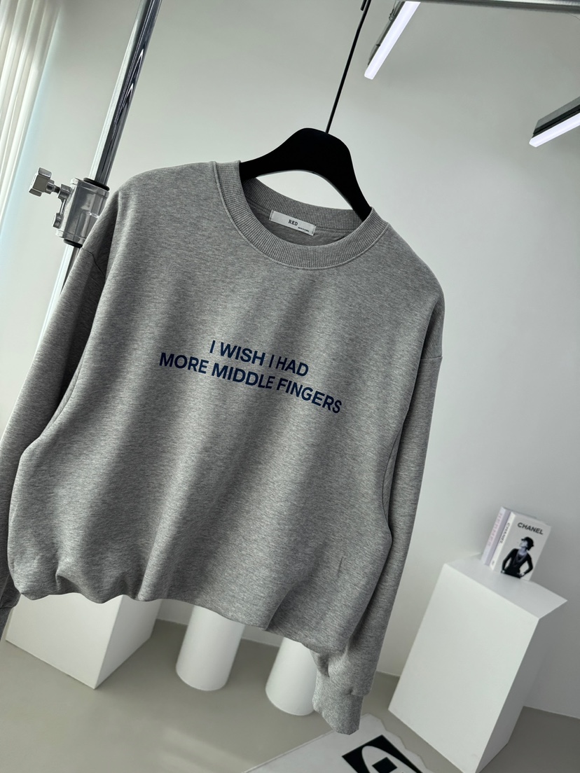 RED-A東大門㊣實拍女士新品人氣25秋冬時尚熱賣休閑職業衛衣RED-A衛衣圖色2