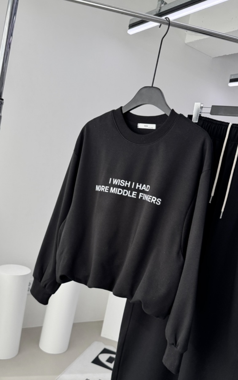 RED-A東大門㊣實拍女士新品人氣25秋冬時尚熱賣休閑職業衛衣RED-A衛衣圖色3