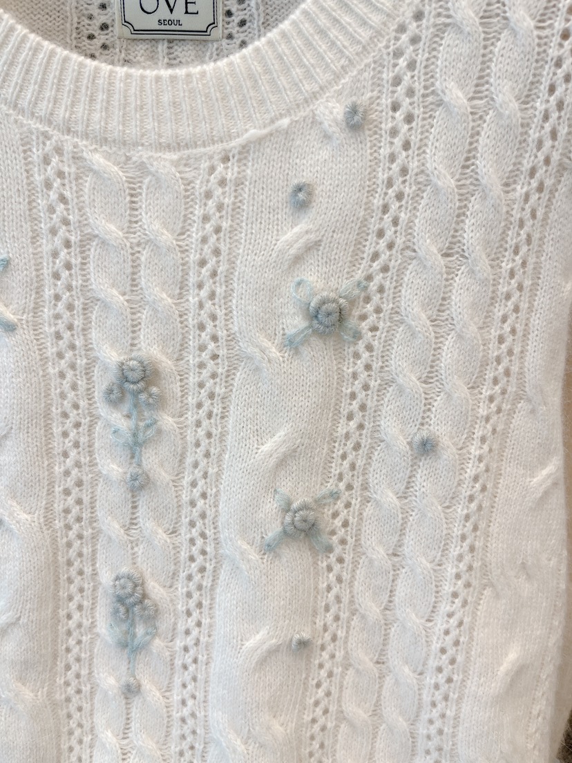 OVE韓國代購㊣女士新品時尚25秋冬推薦休閑人氣職業熱賣針織衫OVE針織衫