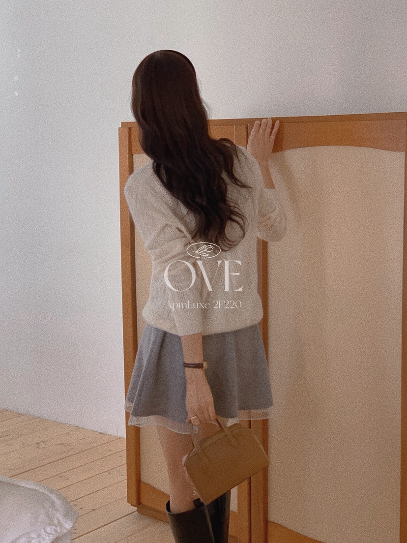 OVE韓國代購㊣女士新品時尚25秋冬推薦休閑人氣職業熱賣針織衫OVE針織衫