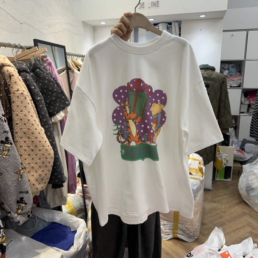 DE LINE東大門㊣代購女士新款熱賣推薦時尚休閑25秋冬職業T恤DE LINET恤圖色1