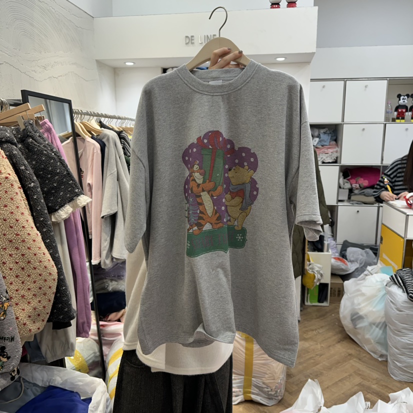 DE LINE東大門㊣代購女士新款熱賣推薦時尚休閑25秋冬職業T恤DE LINET恤圖色2