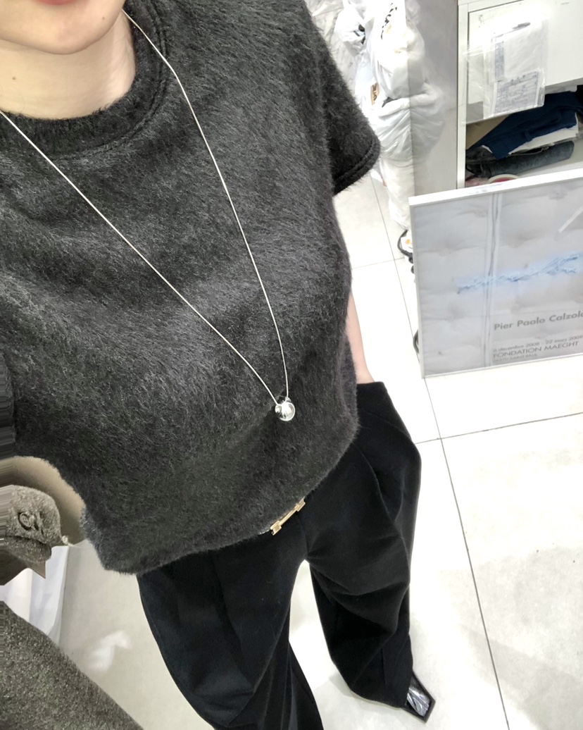 WORK SHOP東大門㊣代購女士新品職業人氣推薦T恤安哥拉羊毛Work_shopT恤