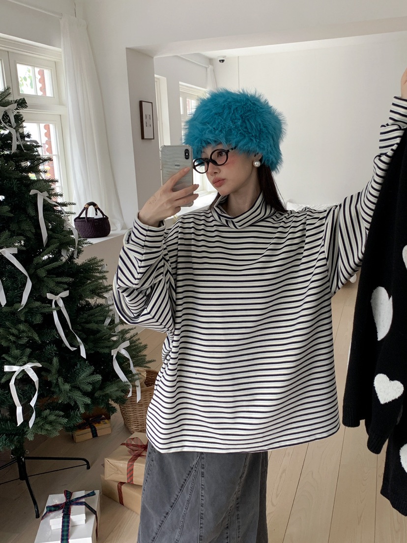 JKICHI東大門㊣代購女士新款熱賣時尚休閑人氣推薦25秋冬長袖T恤JKICHI長袖T恤